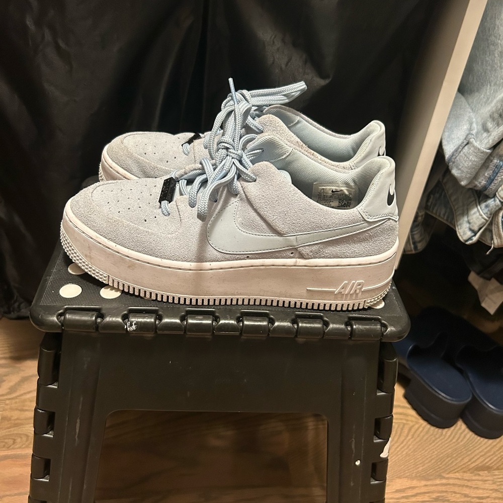 Nike Air Baby Blue Suede 7.5